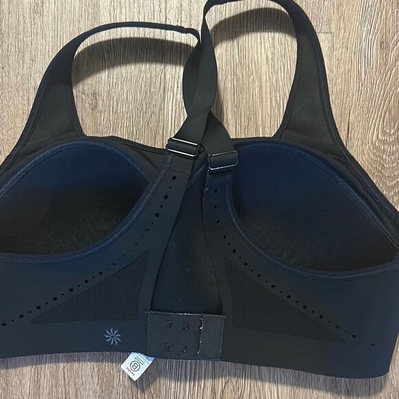 Athleta Phenomena Sports Bra Black Size 36C High Impact Activewear - Picture 4 of 4